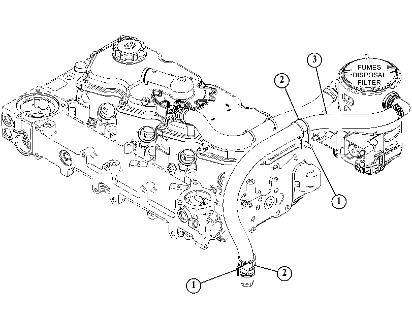 LINES GP-FUMES DISPOSAL 4437226 CAT