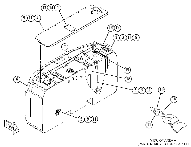 Противовес 4810082 CAT