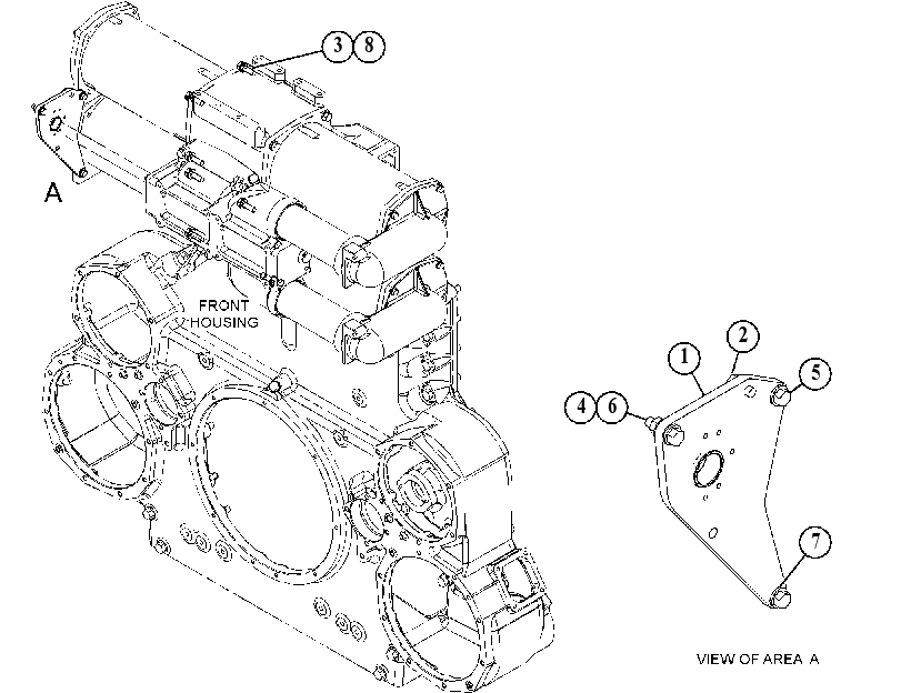 FASTENER GP-ENGINE 4207314 CAT