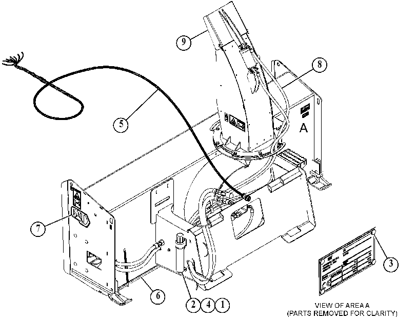 SNOWBLOWER AR 5458977 CAT