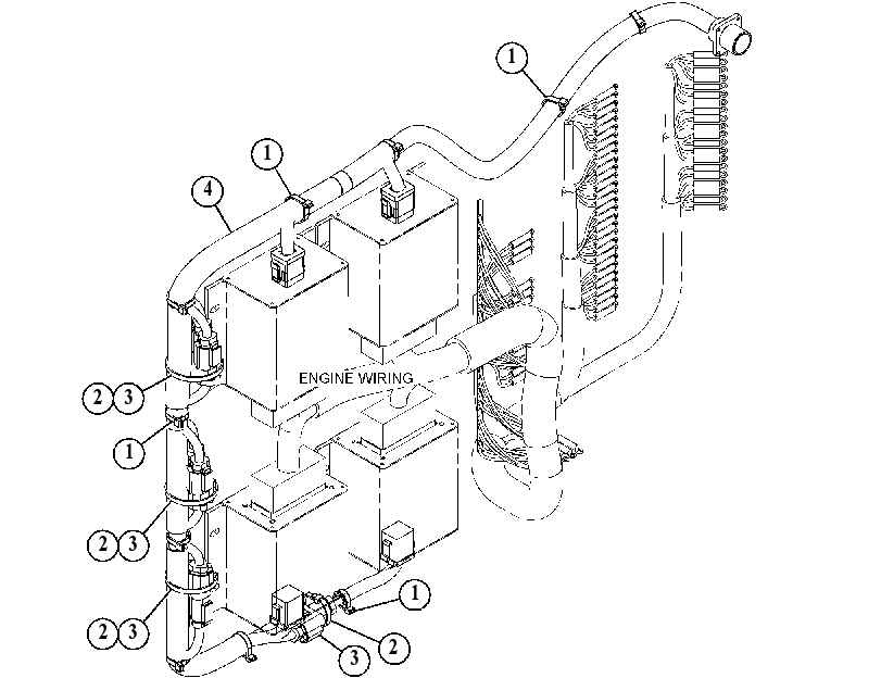 HARNESS GP-ENGINE 5290222 CAT