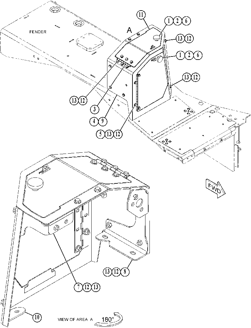 ENCLOSURE GP-FENDER 5715576 CAT