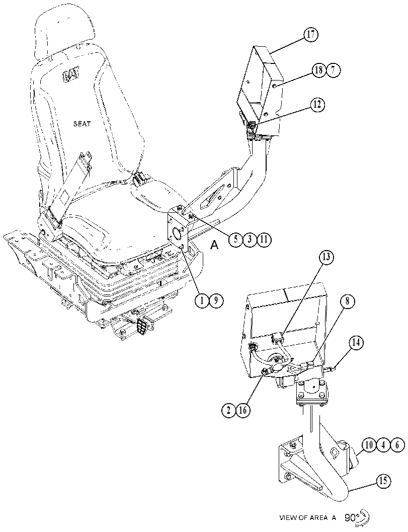 MOUNTING GP-DISPLAY 5673828 CAT