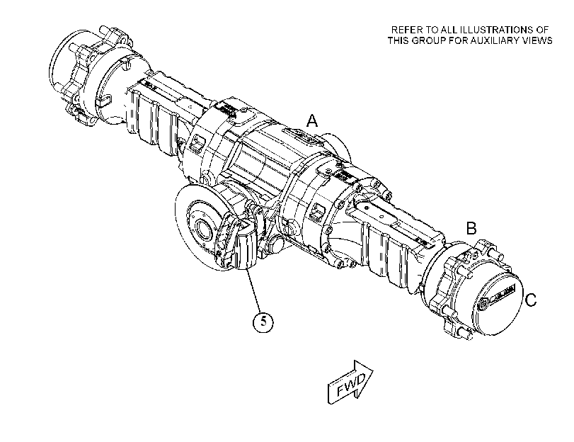 AXLE GP-FIXED 5010735 CAT
