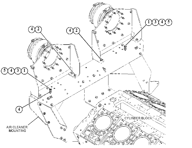 FASTENER GP-AIR CLEANER 5712085 CAT