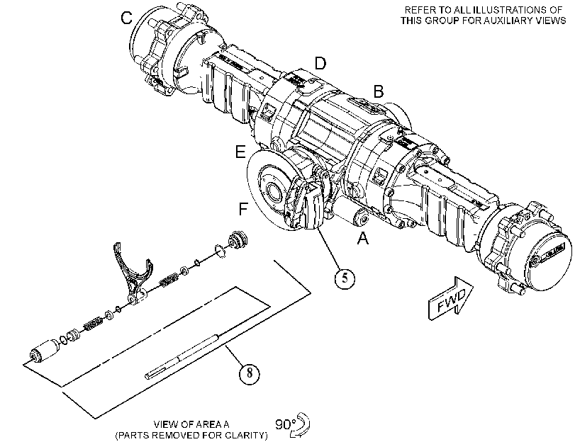 AXLE GP-FIXED 5010736 CAT