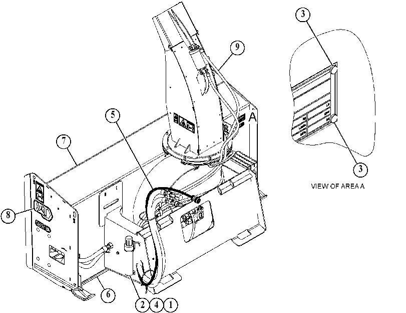 SNOWBLOWER AR 5464509 CAT