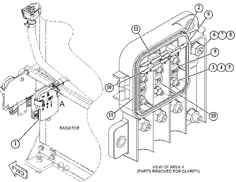 HOLDER AS-FUSE 5492878 CAT