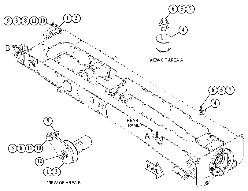 MOUNTING GP-TRUCK BODY 3787519 CAT