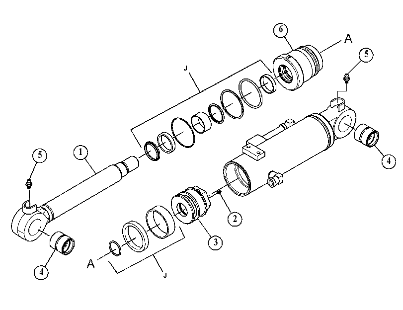 CYLINDER GP-BLADE 5725855 CAT