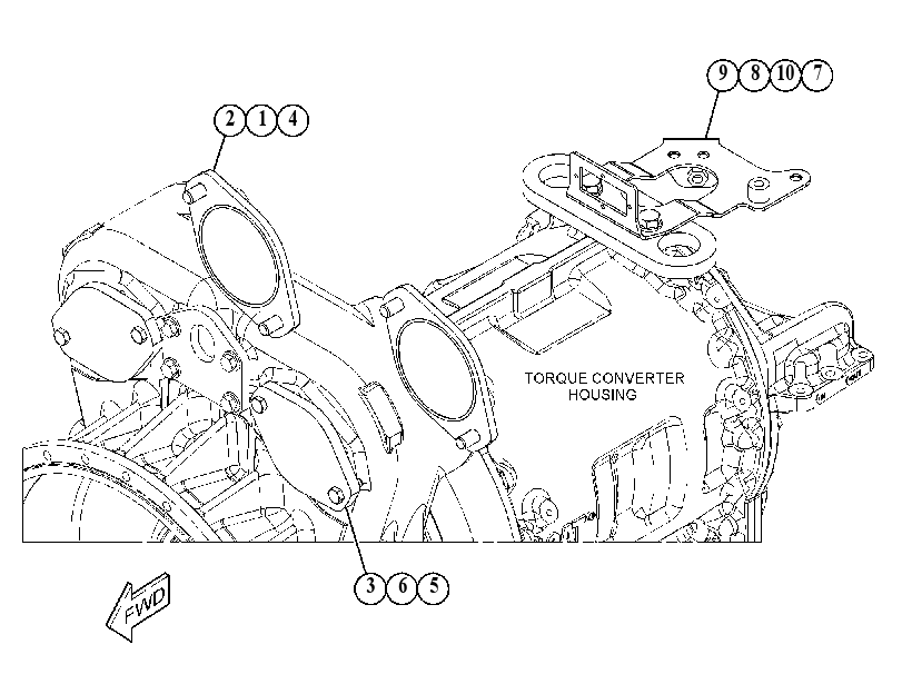 COVER GP-TRANSMISSION 4903817 CAT