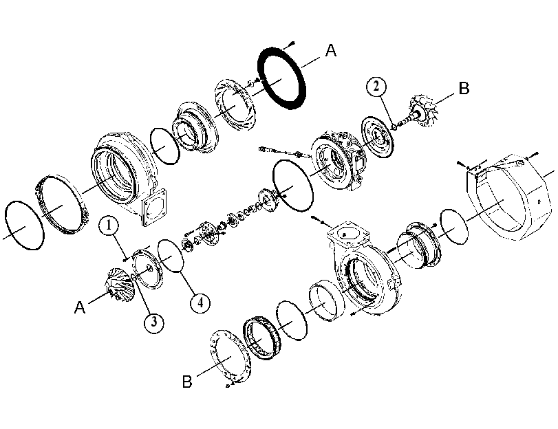 KIT-TURBOCHARGER 3390969 CAT