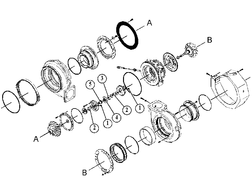 KIT-TURBOCHARGER 3390970 CAT