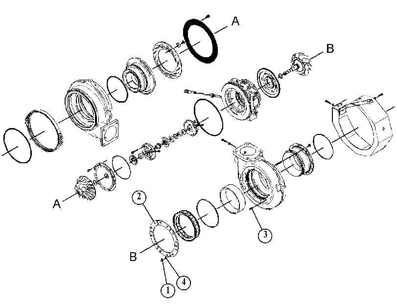 KIT-TURBOCHARGER 3390978 CAT