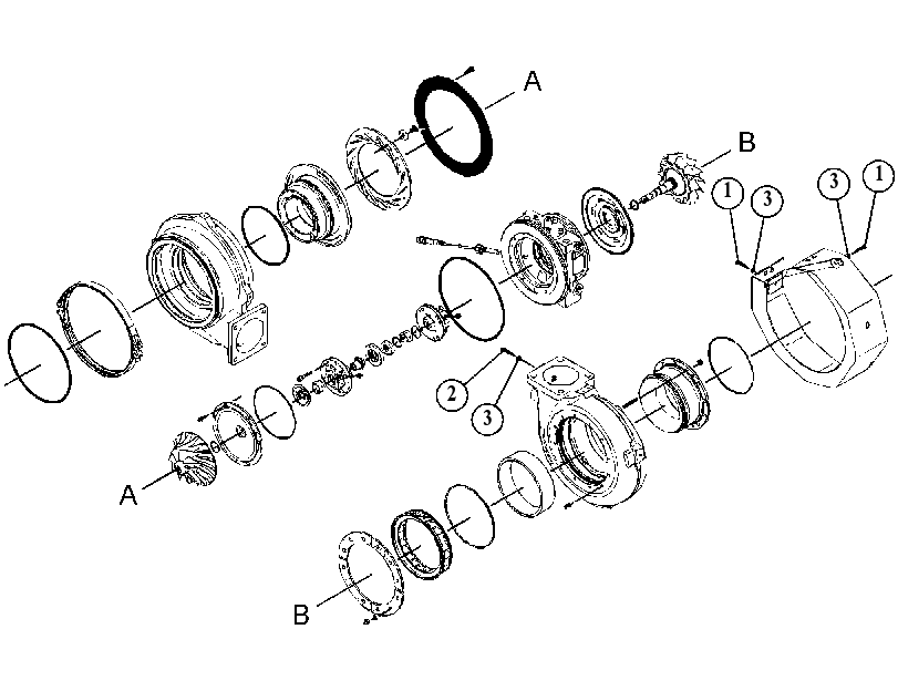 KIT-TURBOCHARGER 3390979 CAT