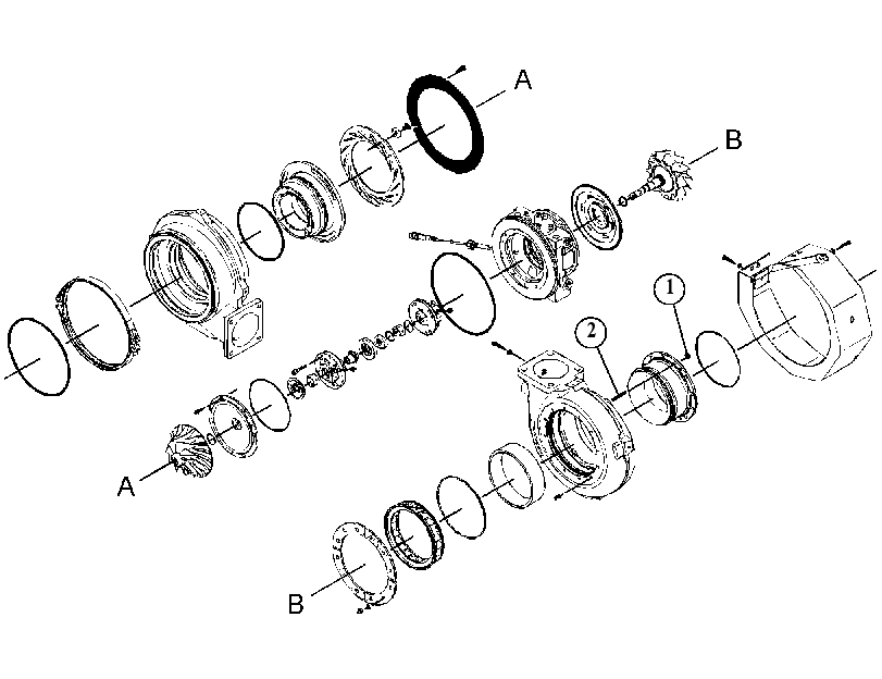 KIT-TURBOCHARGER 3390980 CAT