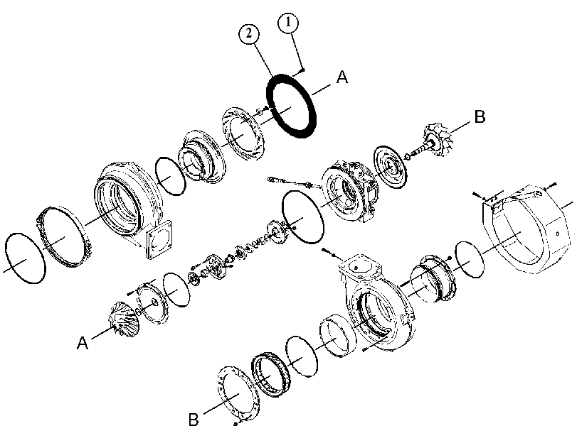 KIT-TURBOCHARGER 3390981 CAT
