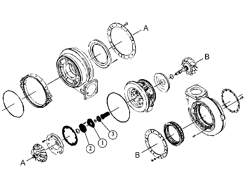 KIT-TURBOCHARGER 4724667 CAT