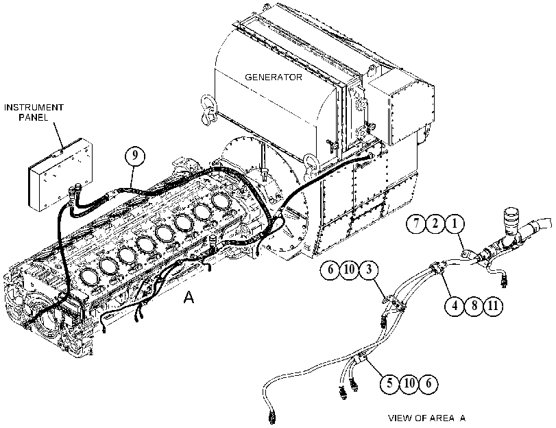 HARNESS GP-ENGINE 5232484 CAT