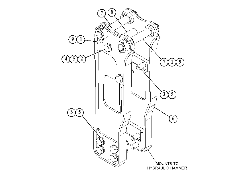 HOUSING GP-HAMMER 5765526 CAT
