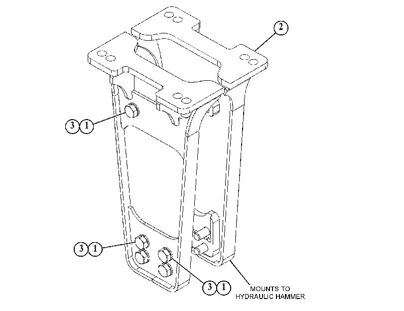 HOUSING GP-HAMMER 5444612 CAT