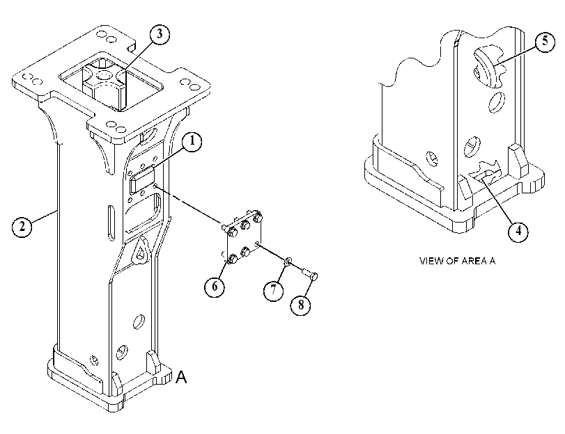 HOUSING GP-HAMMER 5444622 CAT