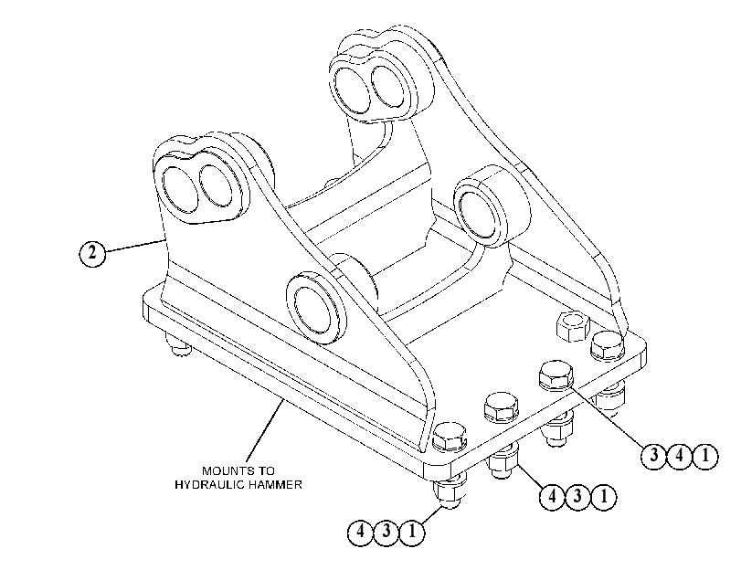 MOUNTING GP-HAMMER 5329277 CAT