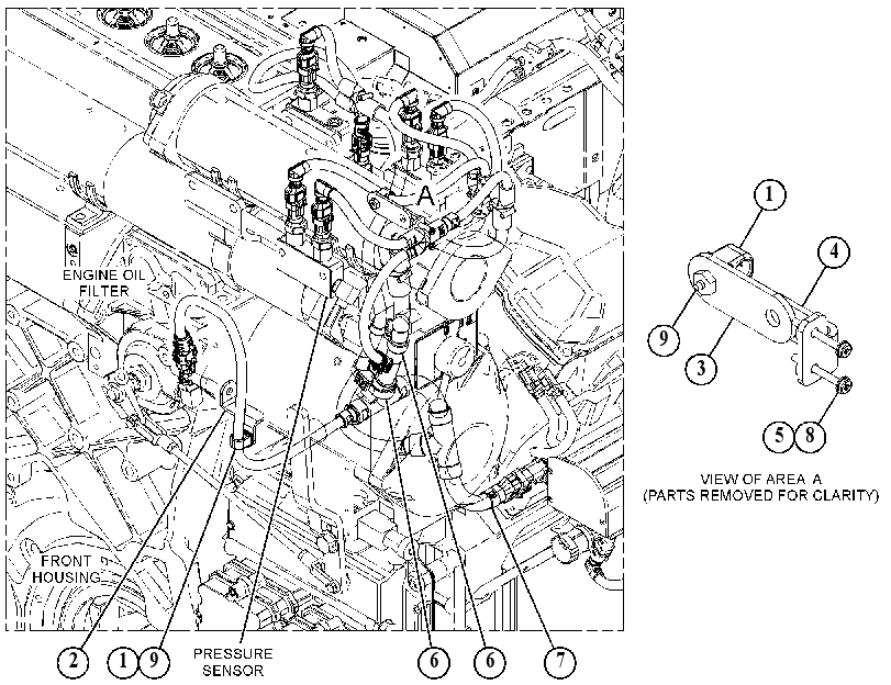 HARNESS GP-ENGINE 5530163 CAT