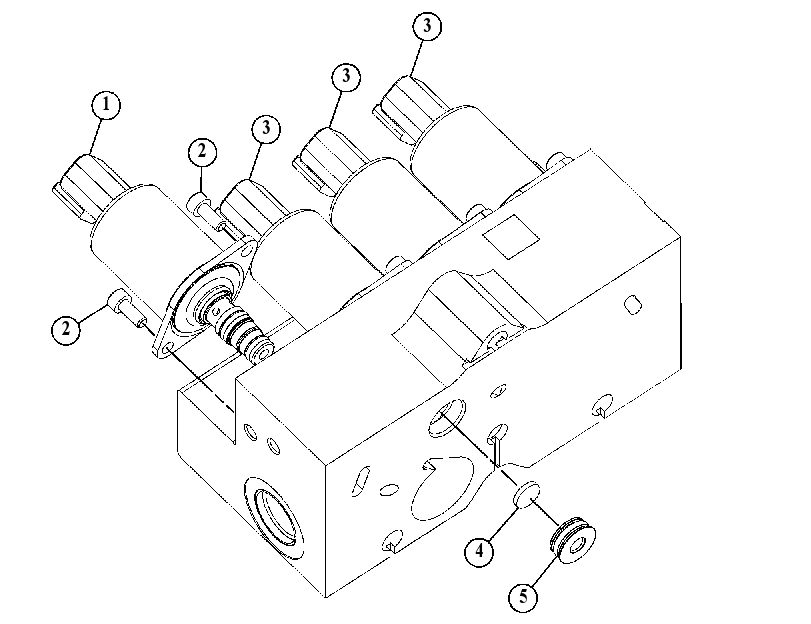 MANIFOLD & SOLENOID GP-CONTROL 5674085 CAT