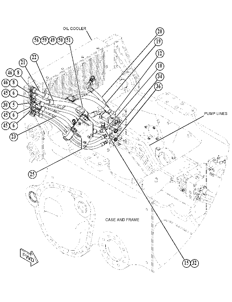 LINES GP-WINCH 4335858 CAT