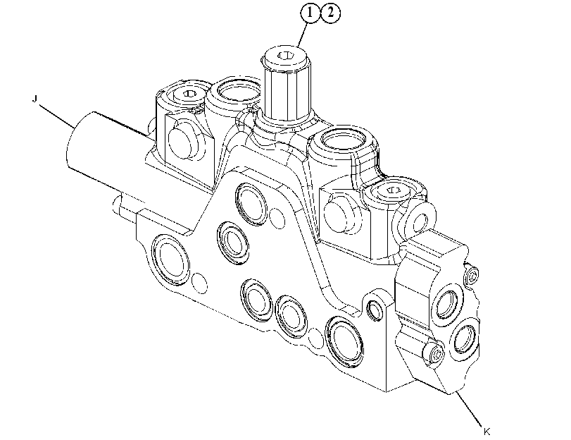 Клапан управляющий 4561758 CAT