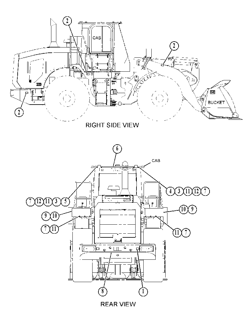 REFLECTOR GP 4172116 CAT