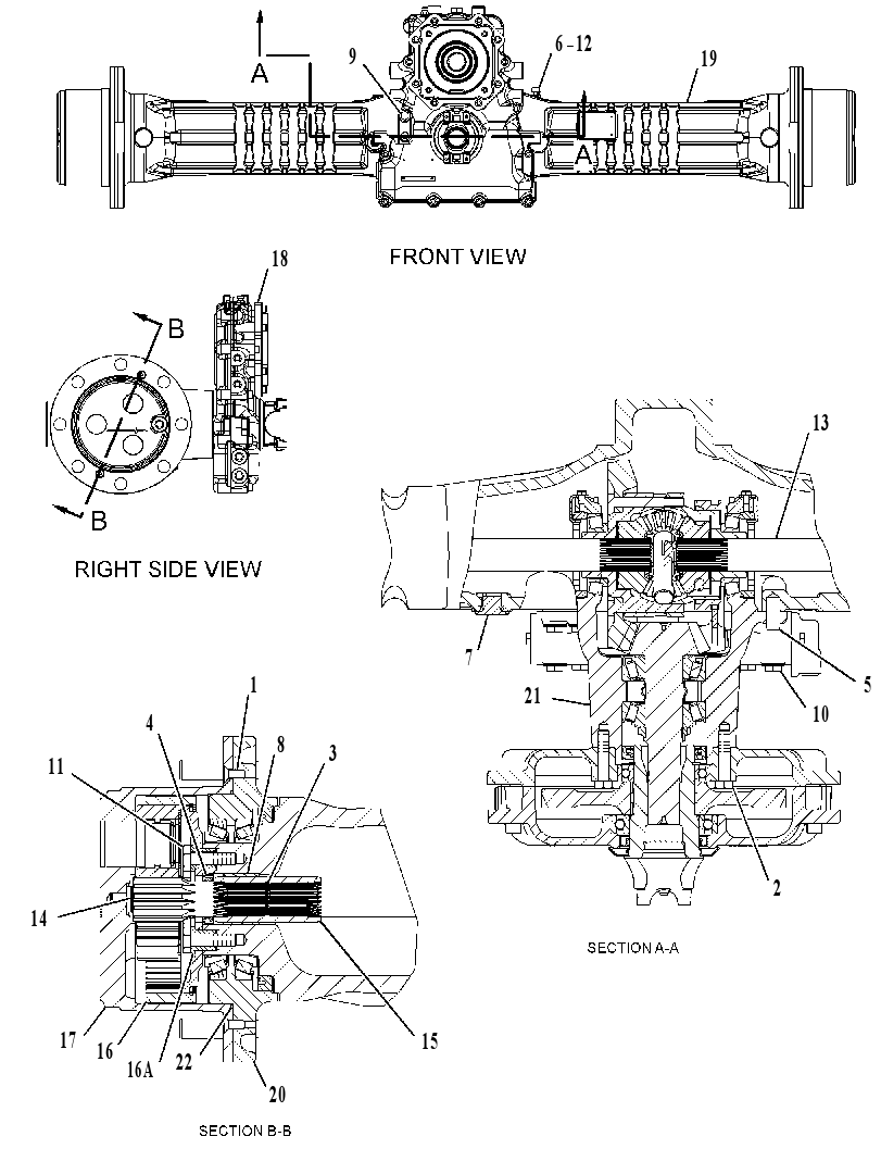 AXLE & TRANSFER DRIVE GP-REAR 2628641 CAT