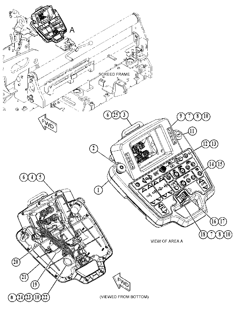 CONTROL GP-SCREED 5516331 CAT