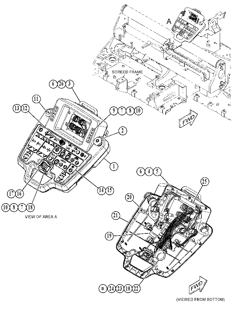 CONTROL GP-SCREED 5516330 CAT