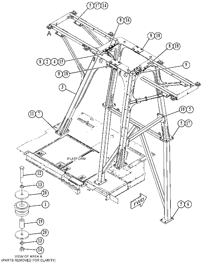SUPPORT GP-PLATFORM 4571095 CAT