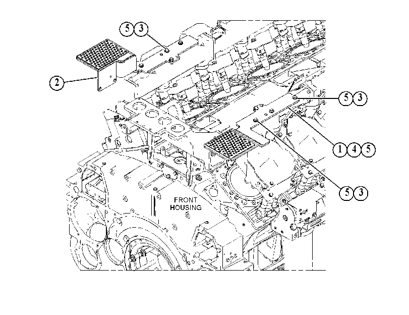 SHIELD GP-WATER MANIFOLD 4774956 CAT
