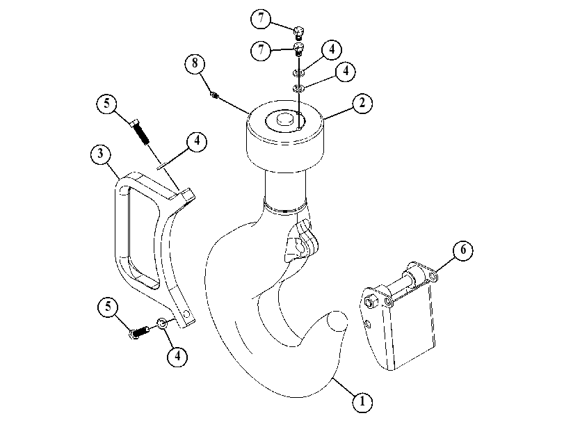 HOOK GP-LIFTING 5492860 CAT