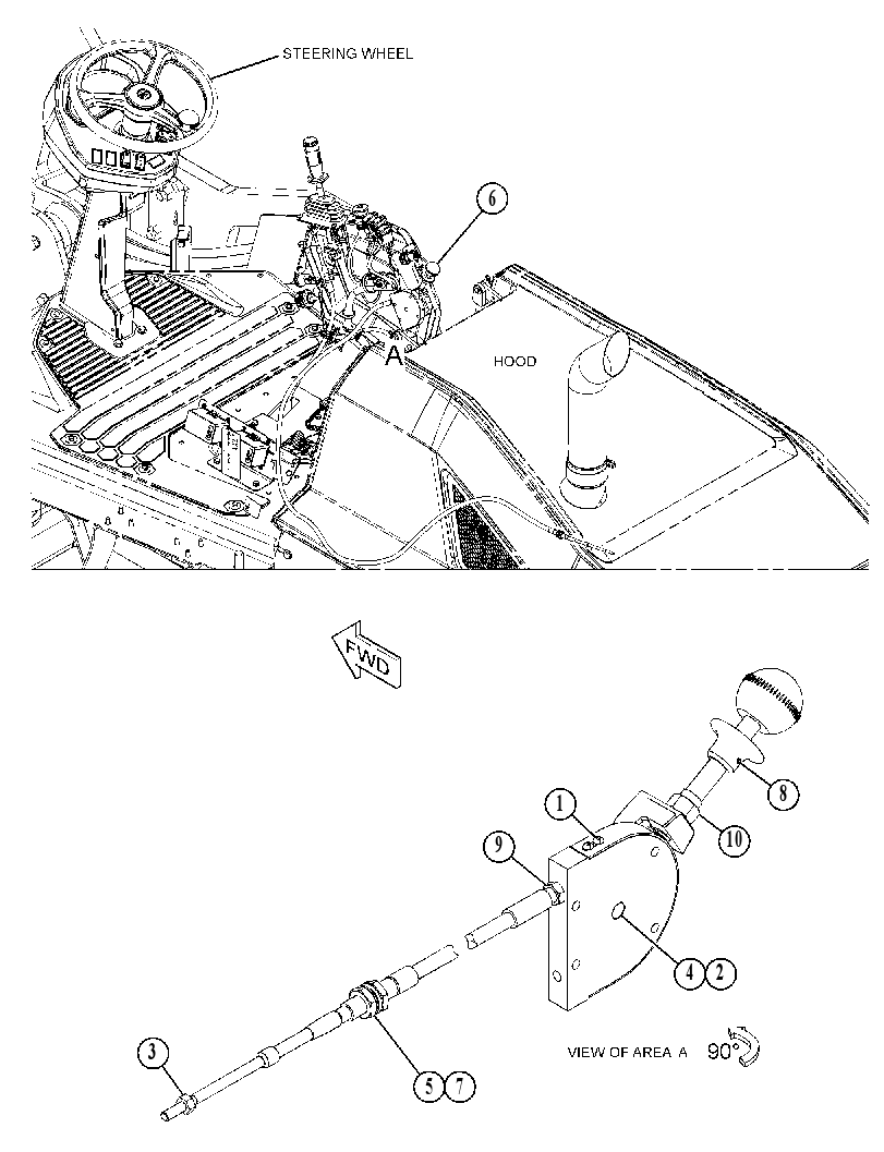 LEVER GP-GOVERNOR 5636082 CAT