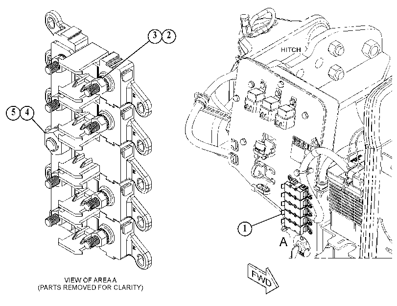 HOLDER AS-FUSE 4233080 CAT