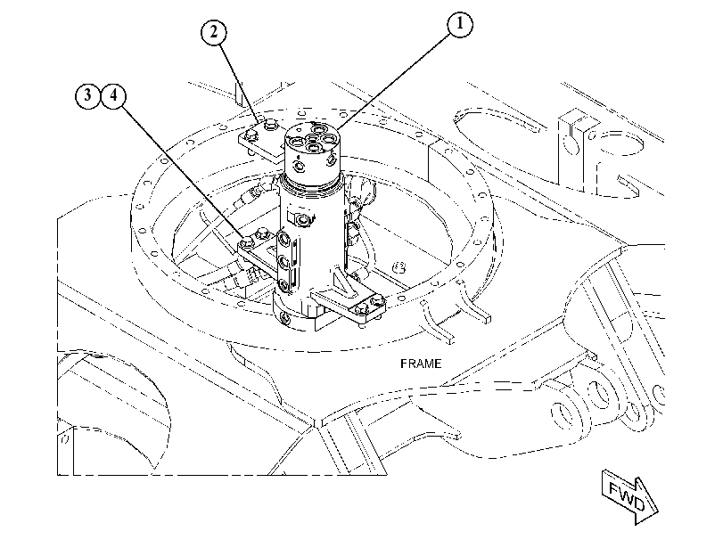 SWIVEL & MOUNTING GP 5332143 CAT