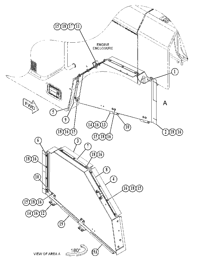 Панель боковая 5124684 CAT