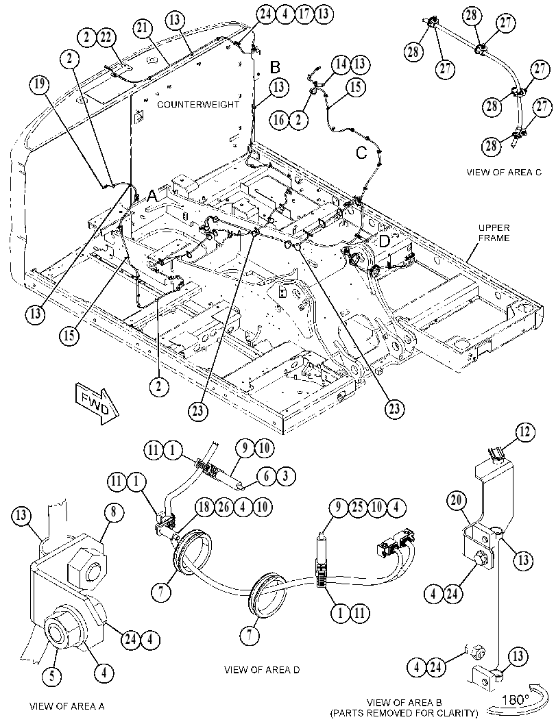 Проводка шасси 5763892 CAT