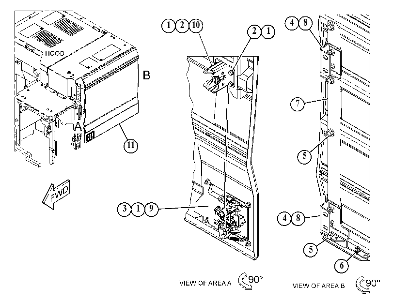 DOOR GP-RADIATOR 5687228 CAT