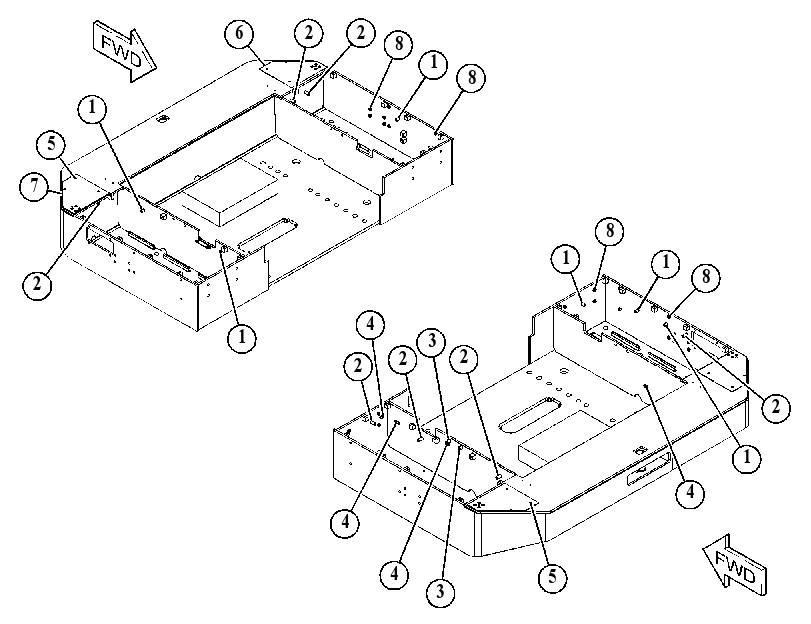 BUMPER AS-REAR 3991615 CAT