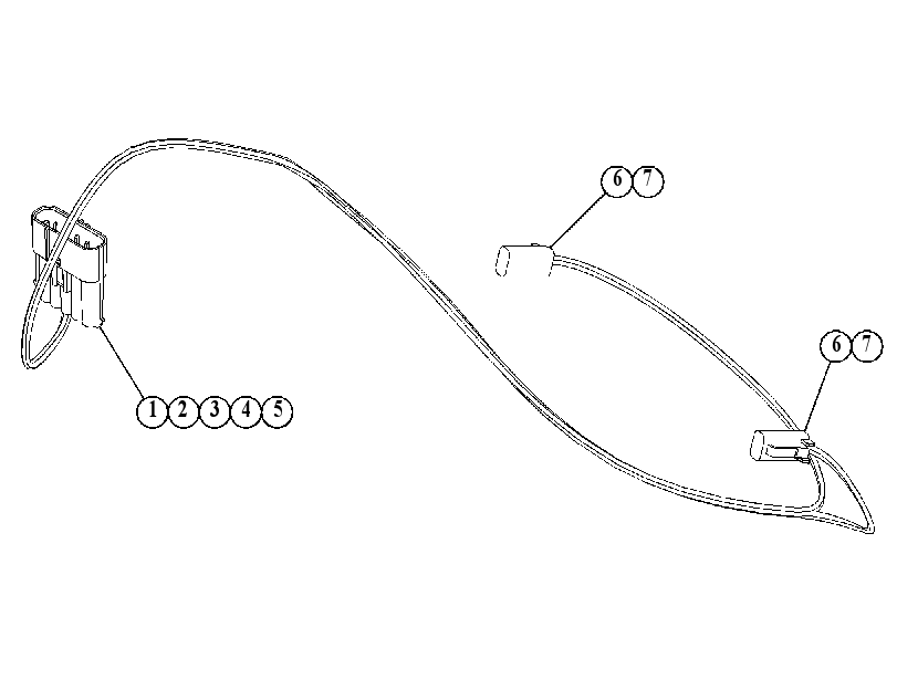 HARNESS AS-RIDE CONTROL 4744210 CAT