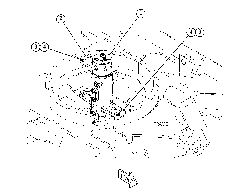 SWIVEL & MOUNTING GP 5332144 CAT