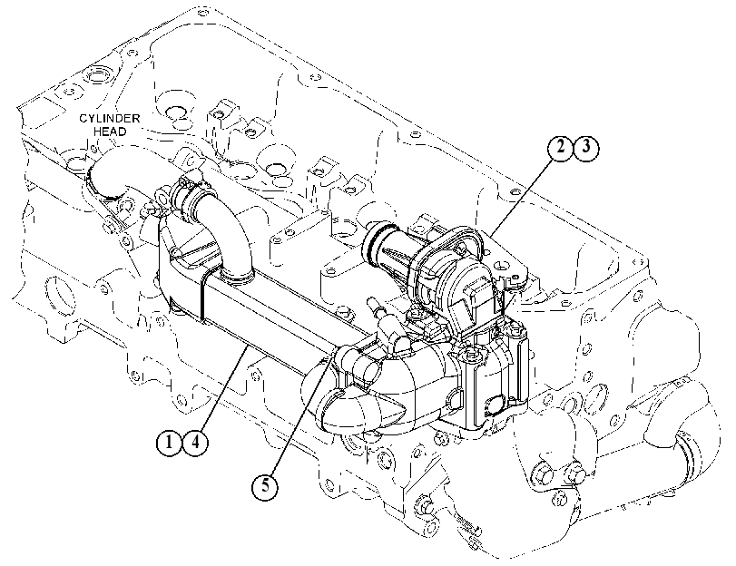 VALVE GP-EXH GAS RECIRCULATION 5422292 CAT