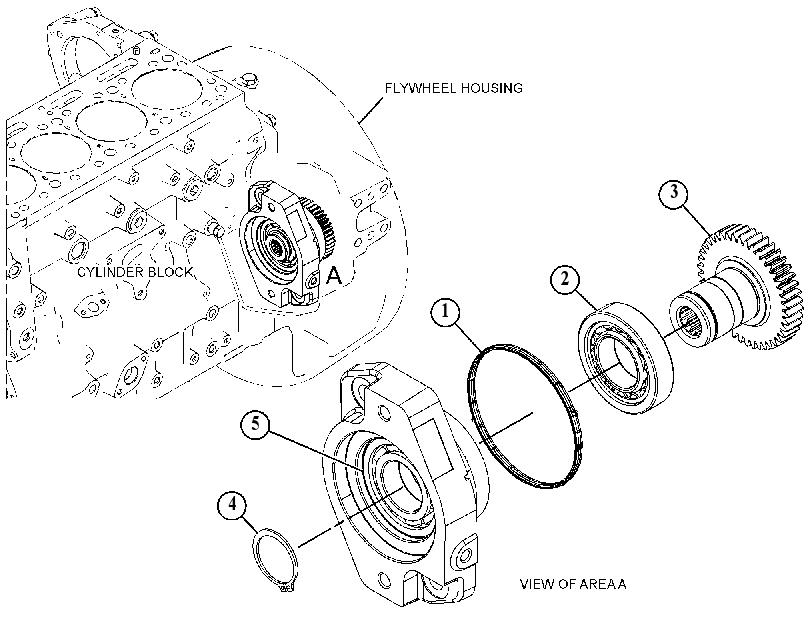 ADAPTER GP-POWER TAKE-OFF 5043862 CAT