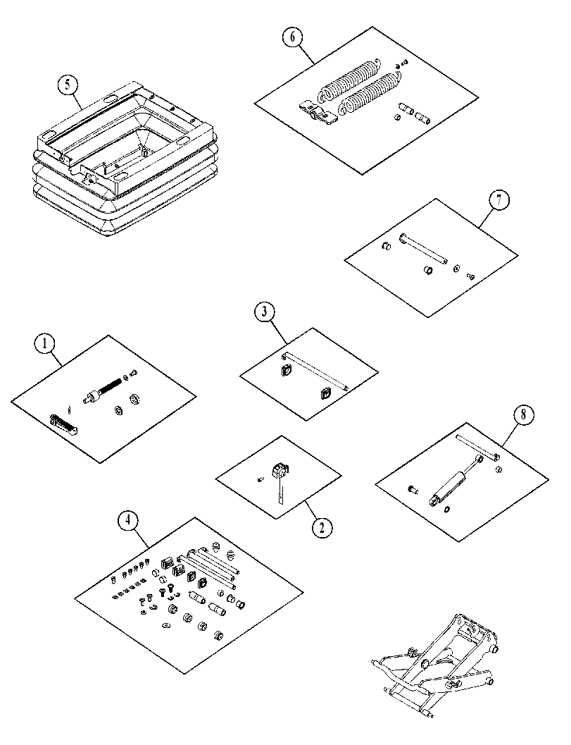 KIT-SEAT SUSPENSION 5769730 CAT